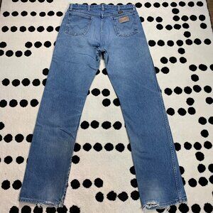 Wrangler Vintage Jeans Cowboy Cut Bootcut Mens 34x36 13MWZPW Distressed Denim